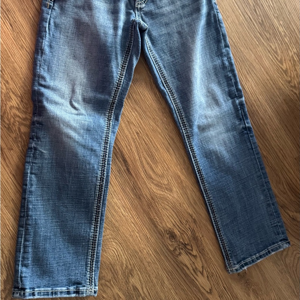 BKE Blue Straight-Leg Jeans Classic Denim